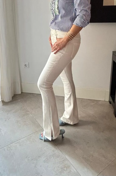 Pantalón Denim Raya Lateral