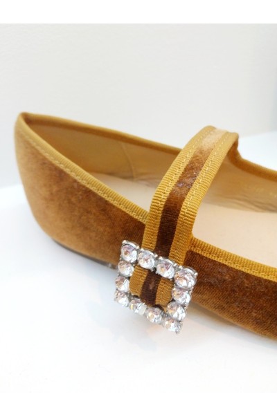 Zapatilla Bailarina Marrón